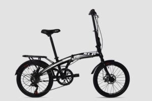 Seguro Bicicleta - Imagen de bicicleta marca SLP modelo plegable F-50 color negra